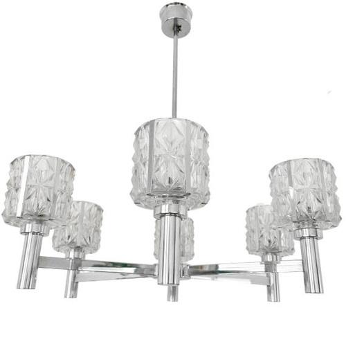 Mid-Century Modern Chandelier from Kaiser Leuchten, 1970s For Sale - Image 13 of 18