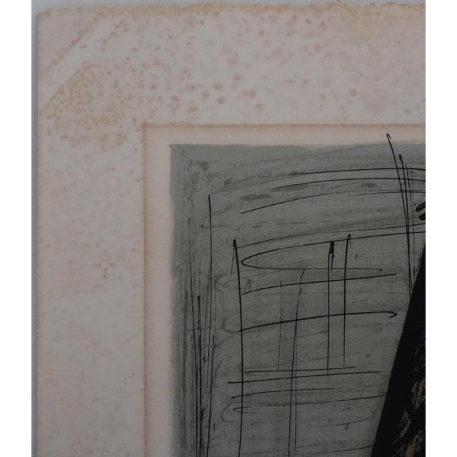 Bernard Buffet, The Chalet Restaurant, Original Signed Lithograph For Sale - Image 8 of 9