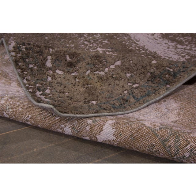 Mid 20th Century Mid 20th Century Vintage Overdyed Rug For Sale - Image 5 of 7