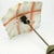 The umbrella-shaped pendant lamp was produced in Poland in the 60s. It is preserved in good condition, has traces of...