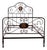 Vintage Wrought Iron Bed, Italy, 19th Century For Sale