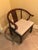 Burnt Umber Vintage Mid Century Wood James Mont Style Ming Chair For Sale - Image 8 of 9