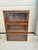 Mid 20th Century Vintage Stained Pine 3 Stacking Barrister Bookcase For Sale - Image 5 of 11
