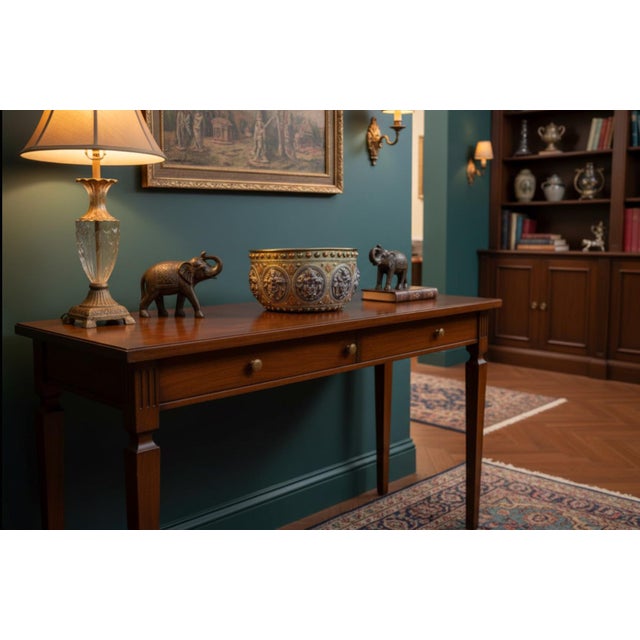 Antique 19th Century Thanjavur Tri-Metal Bowl - Hand-Hammered Silver and Copper on Brass - Tanjore South Indian Art For Sale - Image 11 of 11