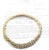 Vintage Tiffany & Co. Vannerie Diamond Sapphire Basket Weave Yellow Gold Necklace For Sale - Image 9 of 17