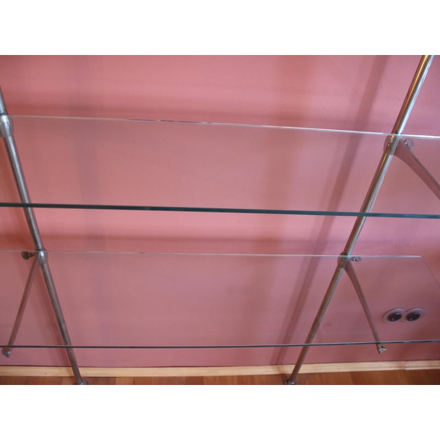 French Art Deco Etagere in Metal and Glass, 1930s For Sale - Image 11 of 14