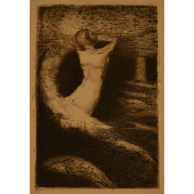Odilon Redon, Passage d'une Ame, 1891, Etching For Sale - Image 5 of 5