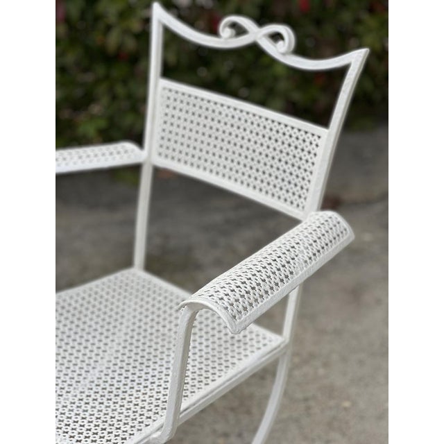 1960s Wrought Iron Garden Set from Maison Jansen, 1960s, Set of 5 For Sale - Image 5 of 18