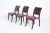 Wonderful set composed of six French chairs Art Deco from the 1920s-1930s. The structure of the French chairs was made of...