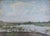 Ukrainian Impressionism River Landscape Oil Painting, Sokolovsky, 1970s 34-48 For Sale