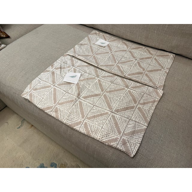 Design Plus Gallery presents a Pair of Lumbar Pillow Covers from Serena & Lily. These are a rare pair as they may have...