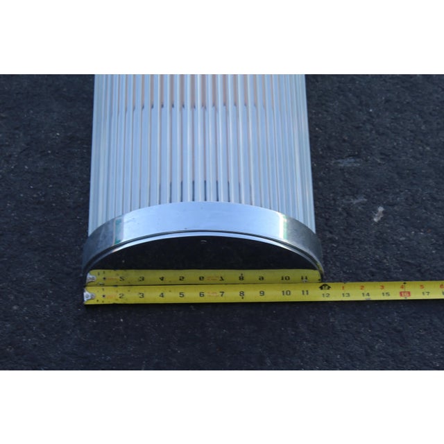 Metal Mid-Century Modern Art Deco Style Sconce For Sale - Image 7 of 8