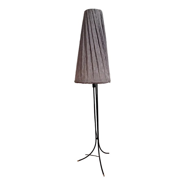 Vintage Metal Floor Lamp, 1970s For Sale