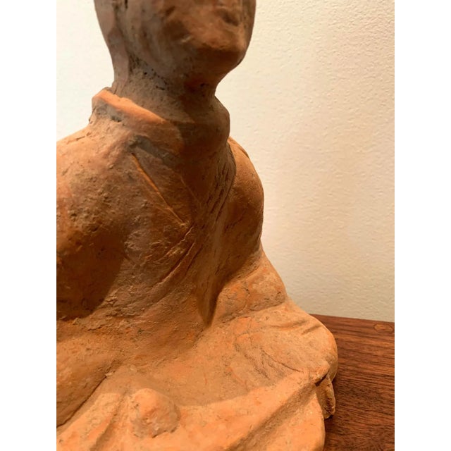Chinese Chinese Terracotta Tomb Figure East Han Dynasty For Sale - Image 3 of 13
