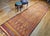 Early 20th Century Vintage Moroccan Rug, Hand-Knotted Wool, Geometric Pattern, Red & Lavender, 5’ X 13’ For Sale - Image 5 of 14