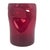 Hand-Blown Ruby Red Pinched Art Glass Vase Modernist 8" For Sale In San Francisco - Image 6 of 9