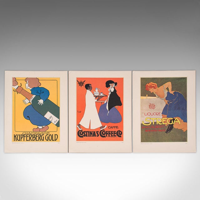 Vintage Folio of 24 Posters, Italian, Prints, Advertising, Art Exhibition Set For Sale - Image 6 of 12