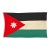 Vintage Cotton Sewn Flag of Jordan For Sale
