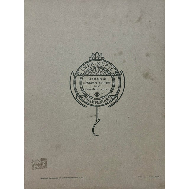 Alphonse Mucha, Cover for l'Estampe Moderne, May 1898, Lithograph For Sale - Image 6 of 9