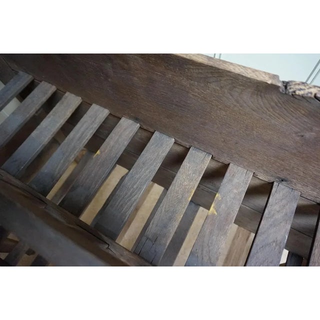 Early 19th Century Oak Garden or Porch Planter Stand For Sale - Image 14 of 18