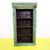 Indian Carved Wood Bookshelf with Green Patina For Sale - Image 11 of 11