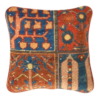 Pasargad Vintage Hand Knotted Farahan Rug Pillow For Sale