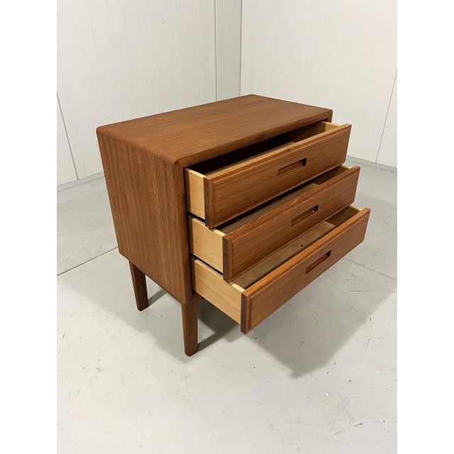 Danish Teak Chest of Drawers, 1960s For Sale - Image 6 of 14