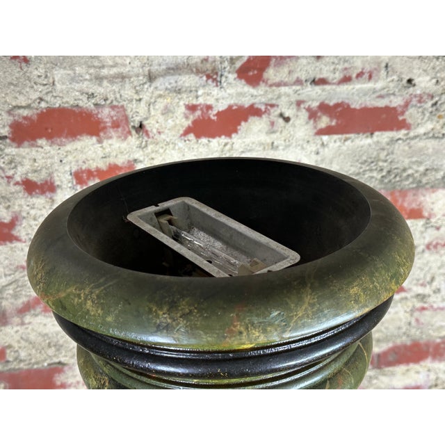 Louis XVI Style Carved Wooden Halogen Column Floor Lamp, 1970s For Sale - Image 9 of 13