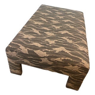 Oversized Stewart Furniture Cocktail Ottoman For Sale