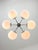 Italian Space Age Sputnik Chrome and Opaline Chandelier, 1970s For Sale - Image 5 of 18