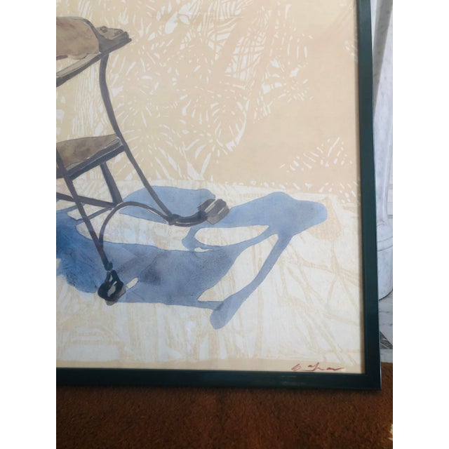 Sam Szafran, Lilette the Chair of Gaudi, 2007, Lithography For Sale - Image 4 of 5