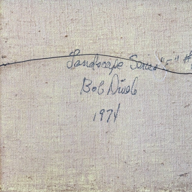 Mid Century Oil Painting in an Antique Gilt Wood Gesso Frame, Signed and Dated For Sale In New York - Image 6 of 8