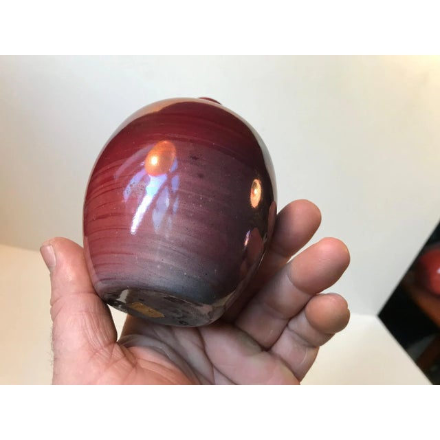 Ceramic Mid-Century Ceramic Vase by Poul Nielsen, 1960s For Sale - Image 7 of 10