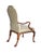 Wood Pair English Queen Anne Style Carved Walnut Shepherd's Crook Armchairs For Sale - Image 7 of 14