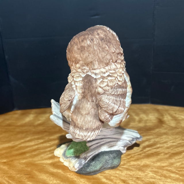1970s 1970s Boehm Porcelain Saw Whet Owl Figurine For Sale - Image 5 of 6