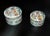 This set of two hand-painted fencai porcelain round boxes from the late Qing Dynasty to the Republic era is a charming...