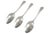 1930s Silver Serving Spoons - Set of 3 For Sale - Image 4 of 4