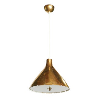 1950s Brass Pendant by Paavo Tynell For Sale