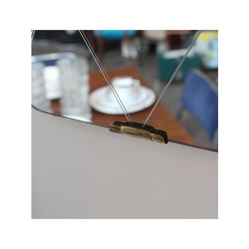 Type Mid Century Mirror Dating 1950-59 Origin Denmark Model Checked pattern Materials Mirror Width 33 cm Depth 2 cm Height...