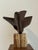 1970s Modern Bronze Sculpture “A Bird” with Marble base by Herbierto Juarez For Sale - Image 4 of 6