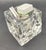 Vintage Optic Glass Cube Paperweight and Candle Holder For Sale In Miami - Image 6 of 10
