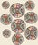 Antique Famille Rose Medallion Plates- 17 Piece Set For Sale - Image 4 of 17