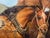 Wood Edward Lloyd of Ellesmere (1818–1901) Victorian Equestrian Oil Painting Travelling to Chester Dated 4 August 1874 For Sale - Image 7 of 18