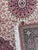 Beautiful Persian silk Ghom rug, shiny colors freshly washed