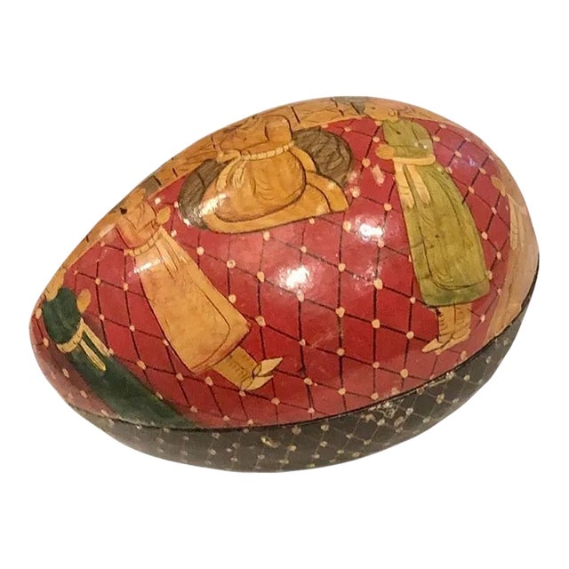 Antique Papier Mâché Egg Box Chairish