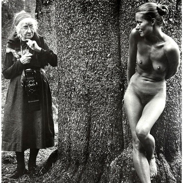1970s Signed Judy Dater Imogen and Twinka at Yosemite Original 1979 Imogen Cunningham: A Portrait Poster For Sale - Image 5 of 11