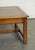 Large Vintage Oak Coffee Table with Grain Oak Top and H Frame For Sale - Image 4 of 16