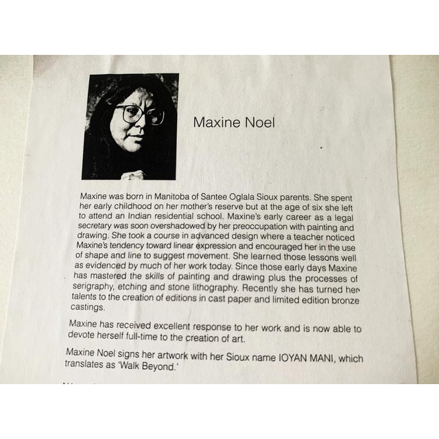 Maxine Noel, Spirits, 1970s, Paintings, Framed, Set of 2 For Sale - Image 18 of 18