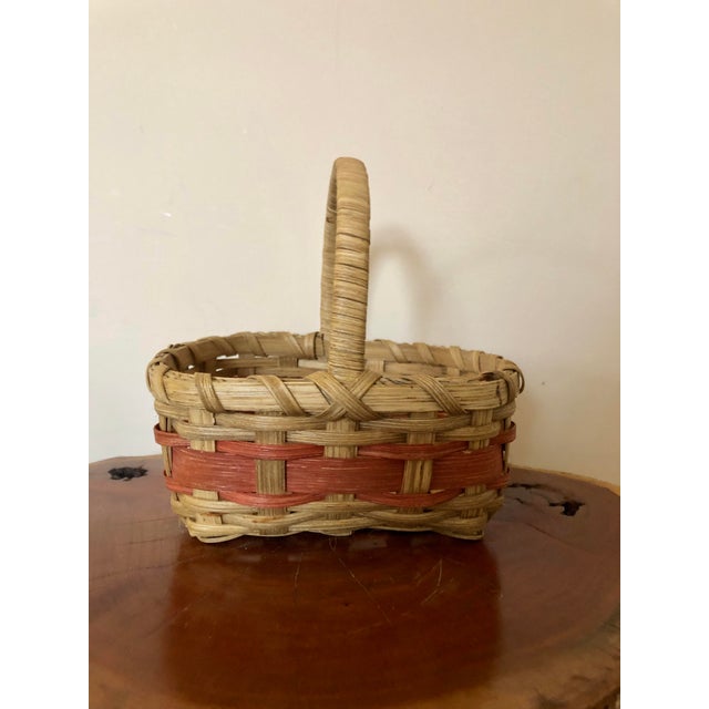 Vintage Basket With Handle Chairish