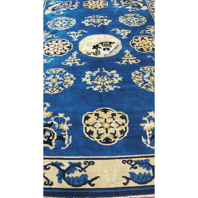Art Deco Antique Art Deco Chinese Peking Dragon Carpet For Sale - Image 3 of 10